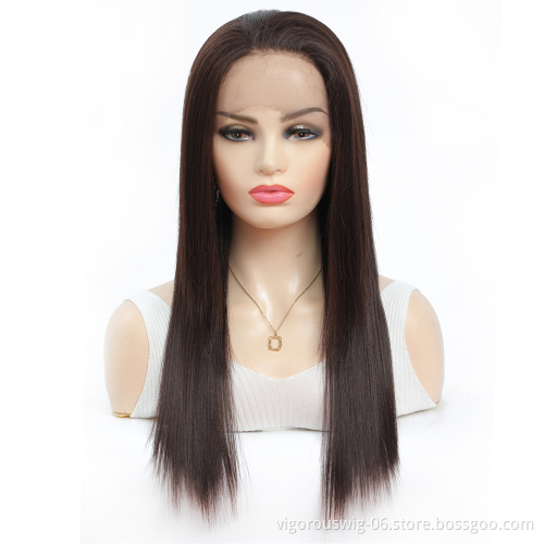 Vigorous dropshipping suppliers 22 inch high quality wave heat resistant full synthetic lace front blend wigs for black women
